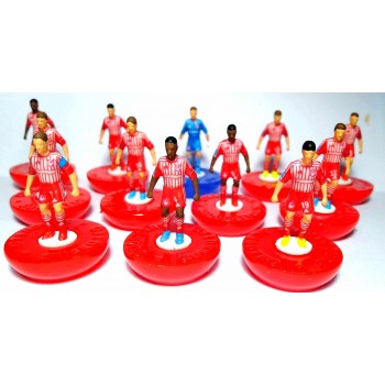 Subbuteo Andrew Table Soccer Olympiacos 2023-24 on classic Hasbro bases